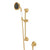 Rohl 1310 Handshower Set With 22" Slide Bar and 3-Function Handshower