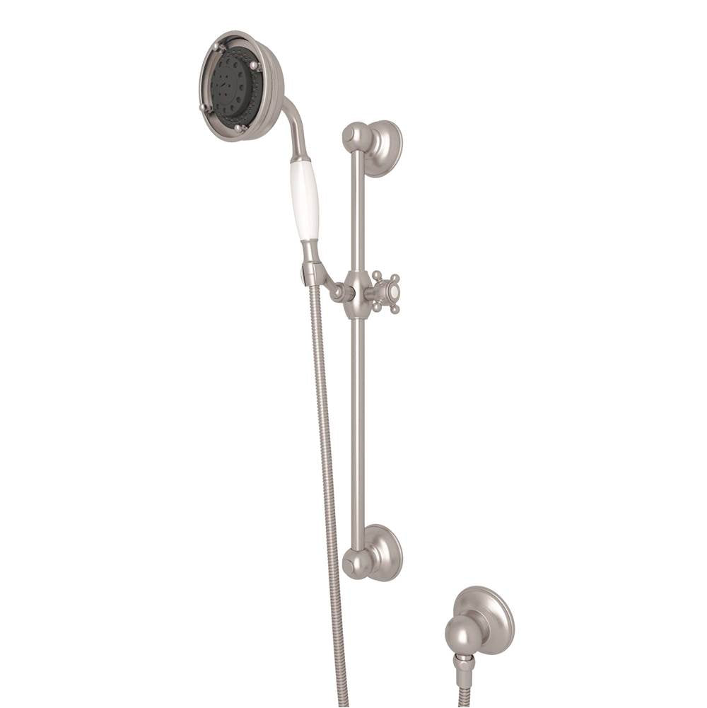 Rohl 1310 Handshower Set With 22" Slide Bar and 3-Function Handshower