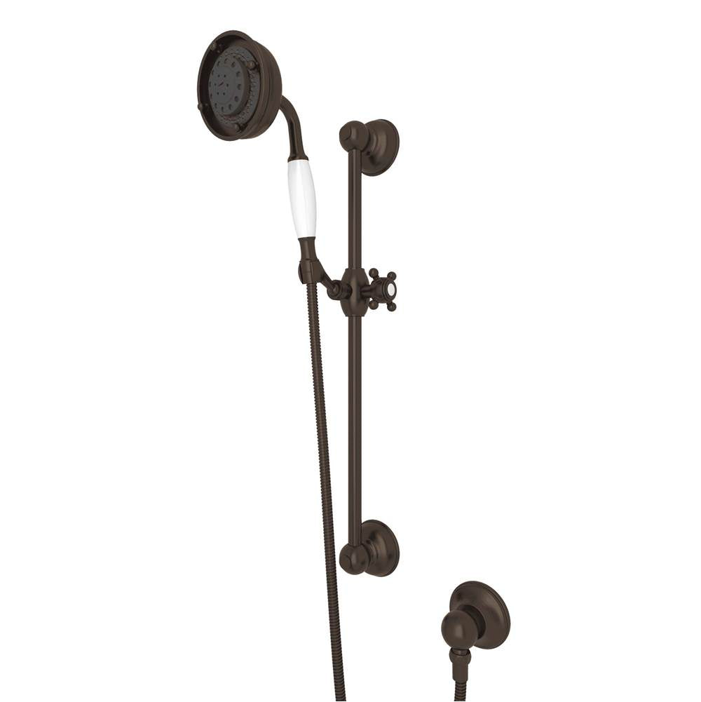 Rohl 1310 Handshower Set With 22" Slide Bar and 3-Function Handshower