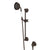Rohl 1310 Handshower Set With 22" Slide Bar and 3-Function Handshower