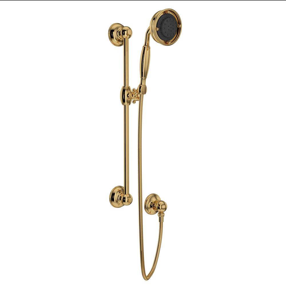 Rohl 1311 Handshower Set With 22" Slide Bar and 3-Function Handshower