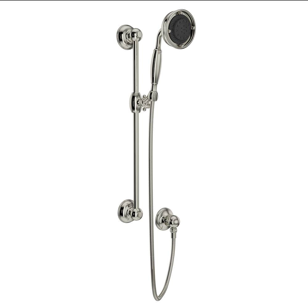Rohl 1311 Handshower Set With 22" Slide Bar and 3-Function Handshower