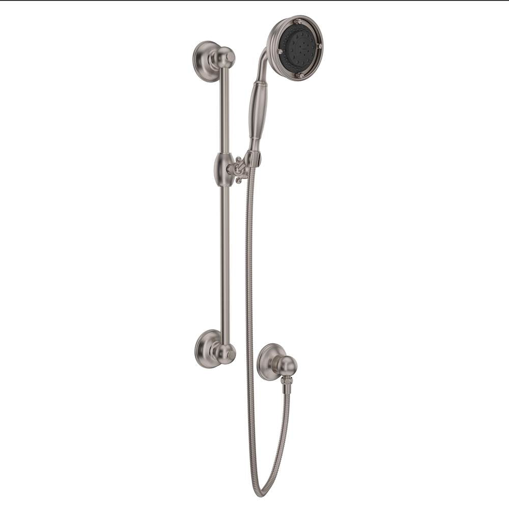 Rohl 1311 Handshower Set With 22" Slide Bar and 3-Function Handshower