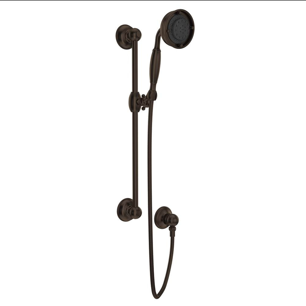 Rohl 1311 Handshower Set With 22" Slide Bar and 3-Function Handshower