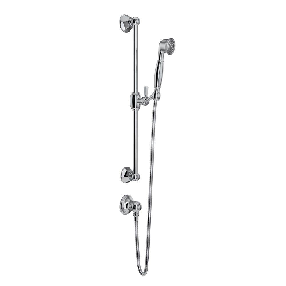 Rohl 1330 Handshower Set With 24" Slide Bar and Single Function Handshower - Parent