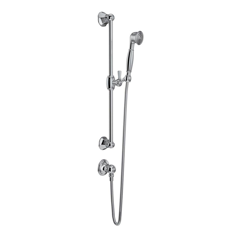 Rohl 1330 Handshower Set With 24" Slide Bar and Single Function Handshower - Parent
