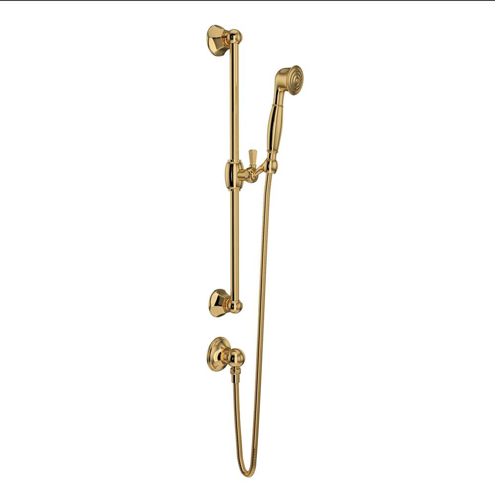 Rohl 1330 Handshower Set With 24" Slide Bar and Single Function Handshower
