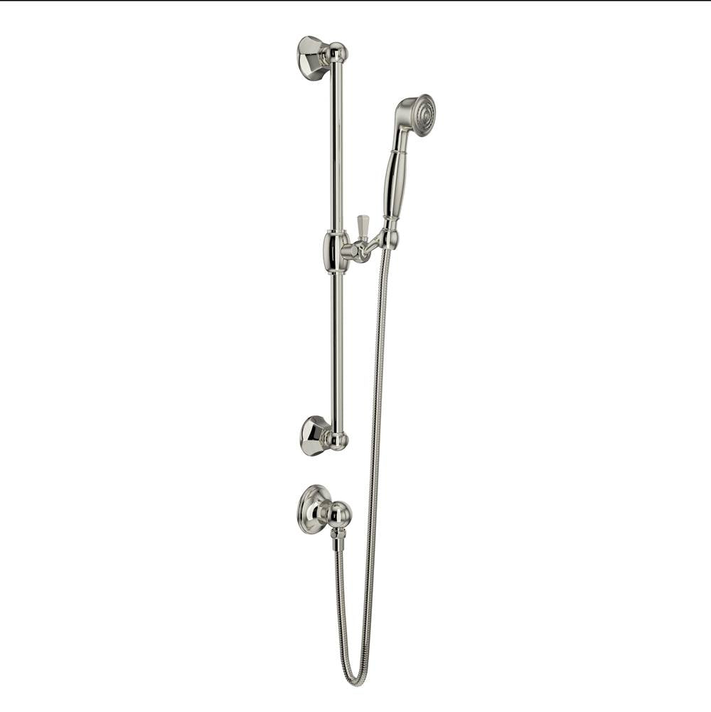 Rohl 1330 Handshower Set With 24" Slide Bar and Single Function Handshower
