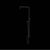 Rohl 1560 Riser With Diverter, Hose And Sliding Handshower Holder