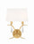 Crystorama ROL-18802-GA Rollins 2 Light Wall Mount - Antique Gold