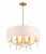 Crystorama ROL-18806-GA Rollins 6 Light Chandelier - Antique Gold