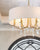 Crystorama ROL-18806-GA Rollins 6 Light Chandelier - Antique Gold