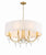 Crystorama ROL-18808-GA Rollins 8 Light Chandelier - Antique Gold