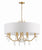 Crystorama ROL-18808-GA Rollins 8 Light Chandelier - Antique Gold