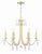 Crystorama ROL-18816-GA Rollins 6 Light Chandelier - Antique Gold