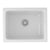 Rohl 6347 Allia 24" Fireclay Single Bowl Undermount Kitchen Or Laundry Sink - Parent