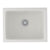Rohl 6347 Allia 24" Fireclay Single Bowl Undermount Kitchen Or Laundry Sink