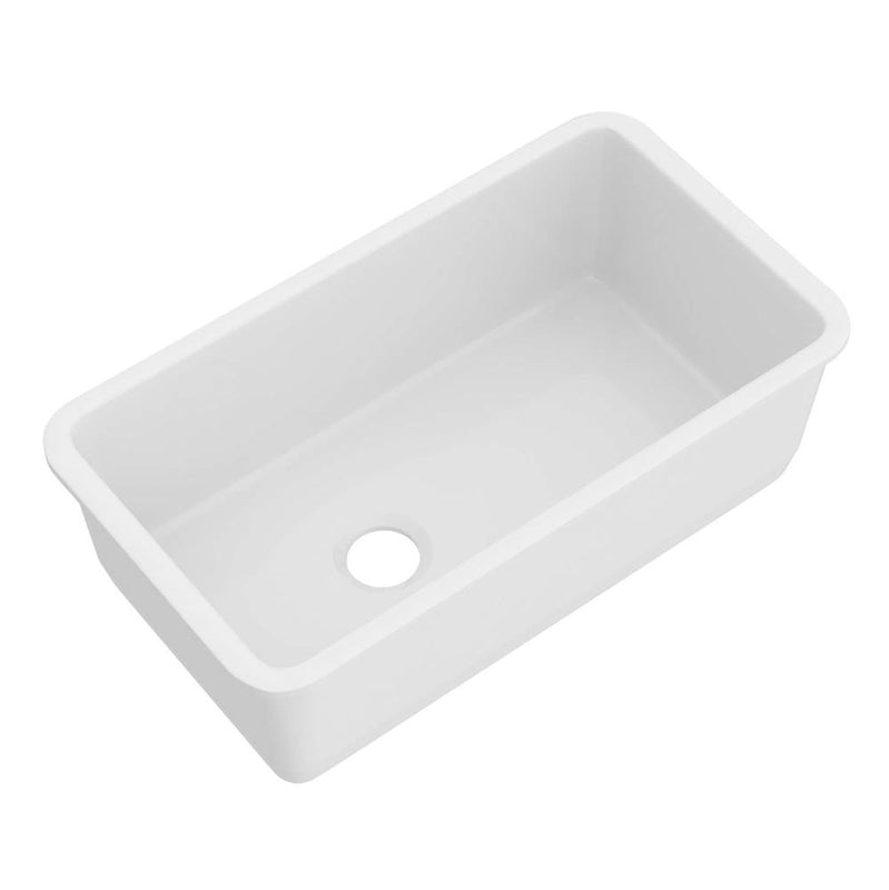 Rohl 6497 Allia 34" Fireclay Single Bowl Undermount Kitchen Sink - Parent