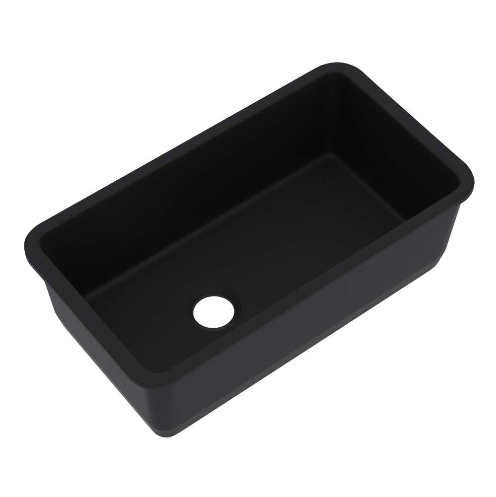 Rohl 6497 Allia 34" Fireclay Single Bowl Undermount Kitchen Sink