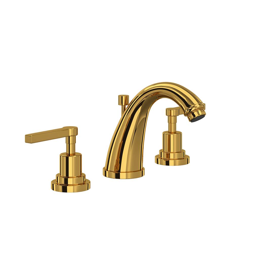 Rohl A1208LM-2 Lombardia Widespread Lavatory Faucet With C-Spout