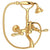 Rohl A1401LM Exposed Wall Mount Tub Filler