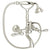 Rohl A1401LM Exposed Wall Mount Tub Filler