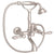 Rohl A1401LM Exposed Wall Mount Tub Filler