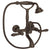 Rohl A1401LM Exposed Wall Mount Tub Filler