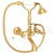 Rohl A1401LP Exposed Wall Mount Tub Filler