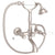 Rohl A1401LP Exposed Wall Mount Tub Filler