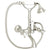 Rohl A1401XM Exposed Wall Mount Tub Filler