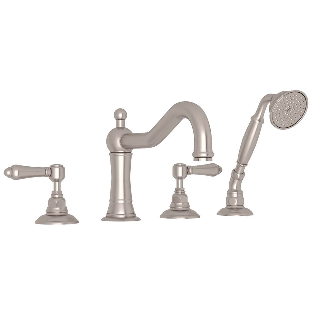 Rohl A1404LM Acqui 4-Hole Deck Mount Tub Filler