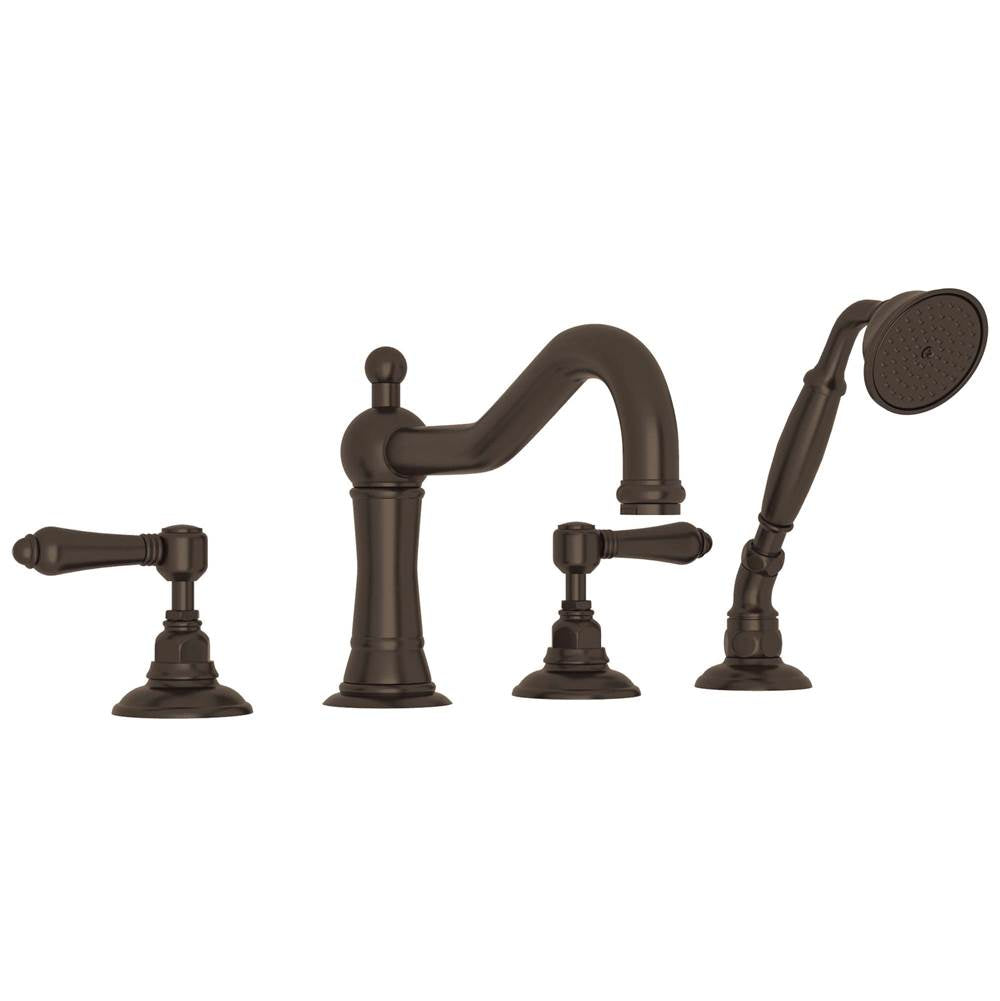 Rohl A1404LM Acqui 4-Hole Deck Mount Tub Filler