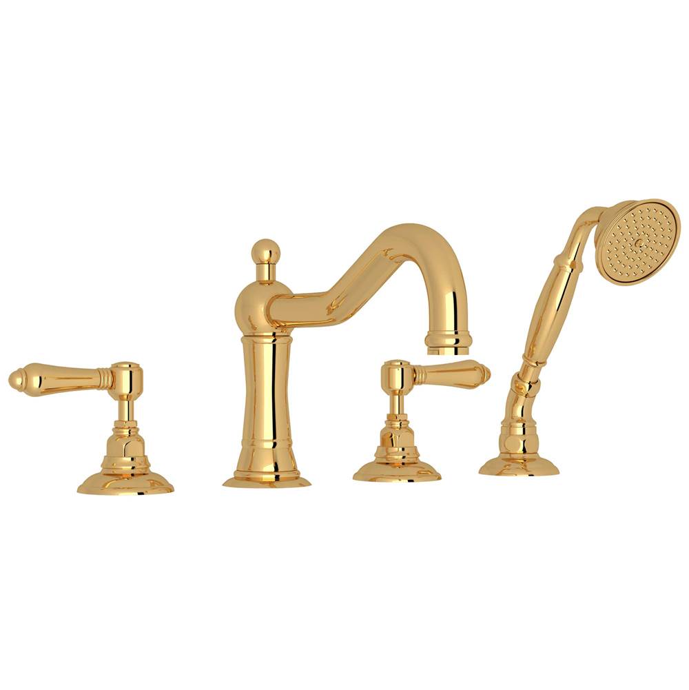 Rohl A1404LM Acqui 4-Hole Deck Mount Tub Filler