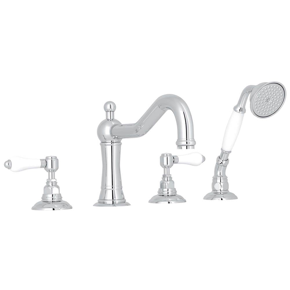 Rohl A1404LP Acqui 4-Hole Deck Mount Tub Filler - Parent