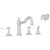 Rohl A1404LP Acqui 4-Hole Deck Mount Tub Filler - Parent