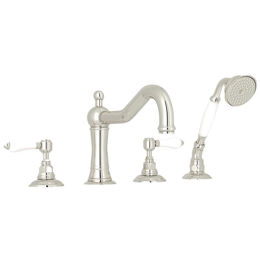 Rohl A1404LP Acqui 4-Hole Deck Mount Tub Filler