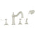 Rohl A1404LP Acqui 4-Hole Deck Mount Tub Filler