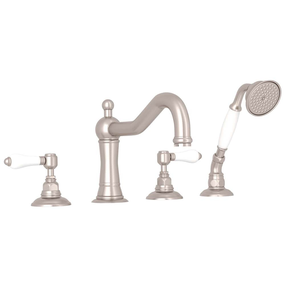 Rohl A1404LP Acqui 4-Hole Deck Mount Tub Filler