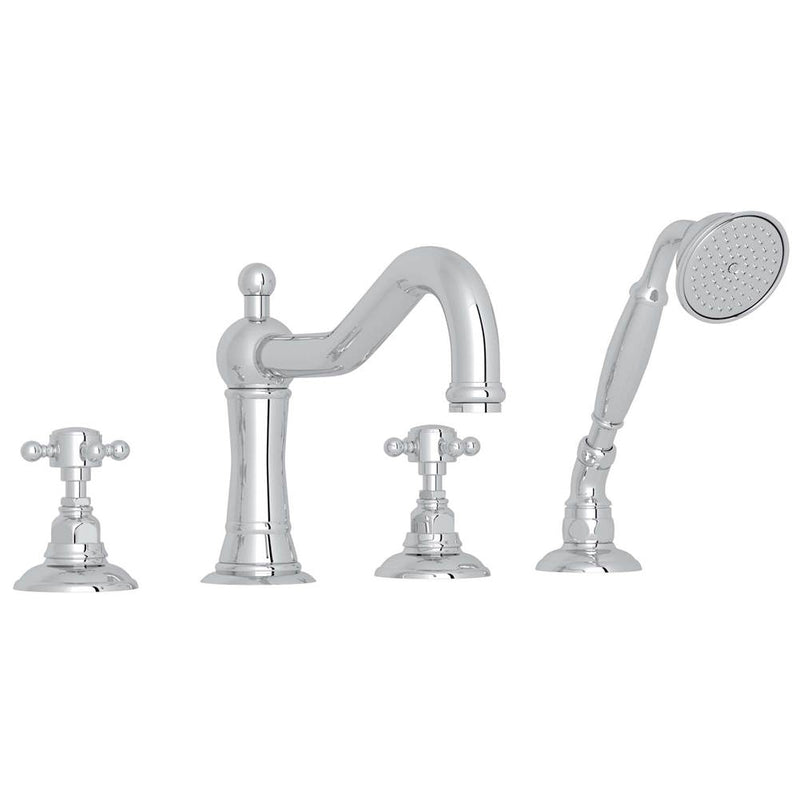 Rohl A1404XM Acqui 4-Hole Deck Mount Tub Filler - Parent