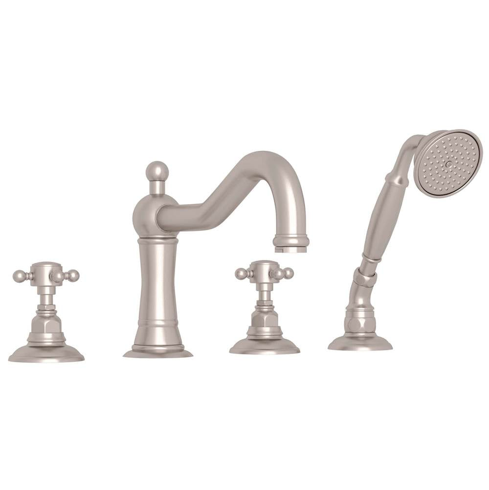 Rohl A1404XM Acqui 4-Hole Deck Mount Tub Filler