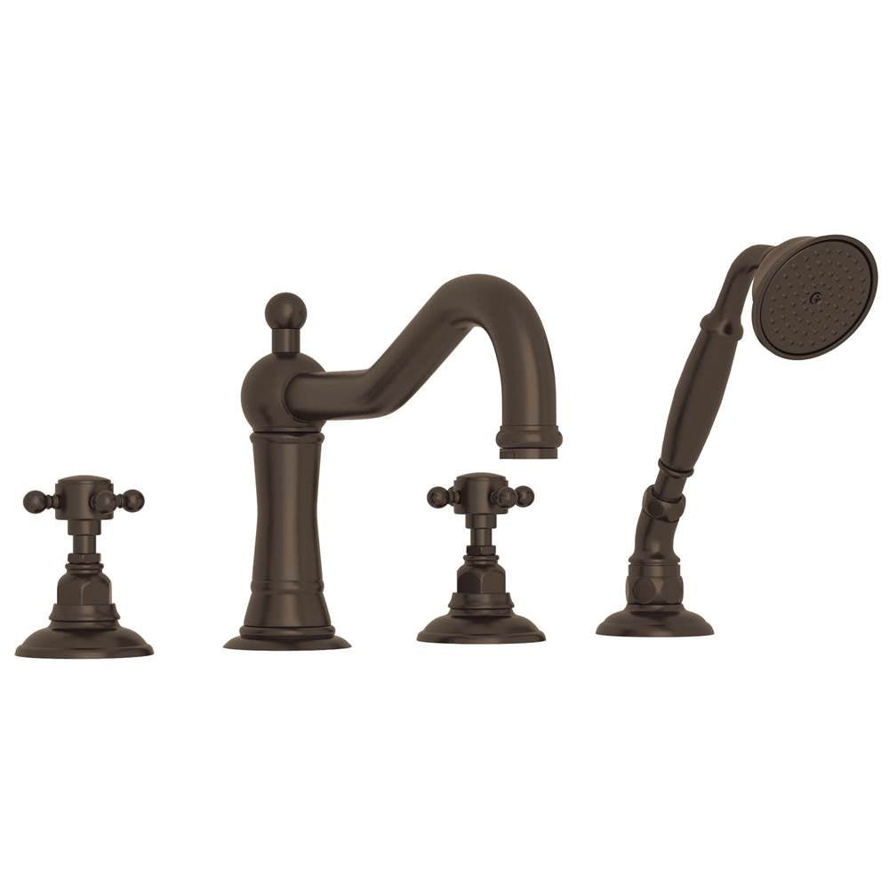 Rohl A1404XM Acqui 4-Hole Deck Mount Tub Filler
