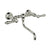Rohl A1405/44LM-2 Acqui Wall Mount Bridge Lavatory Faucet