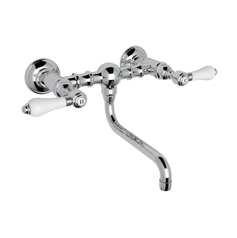 Rohl A1405/44LP-2 Acqui Wall Mount Bridge Lavatory Faucet - Parent