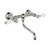 Rohl A1405/44LP-2 Acqui Wall Mount Bridge Lavatory Faucet