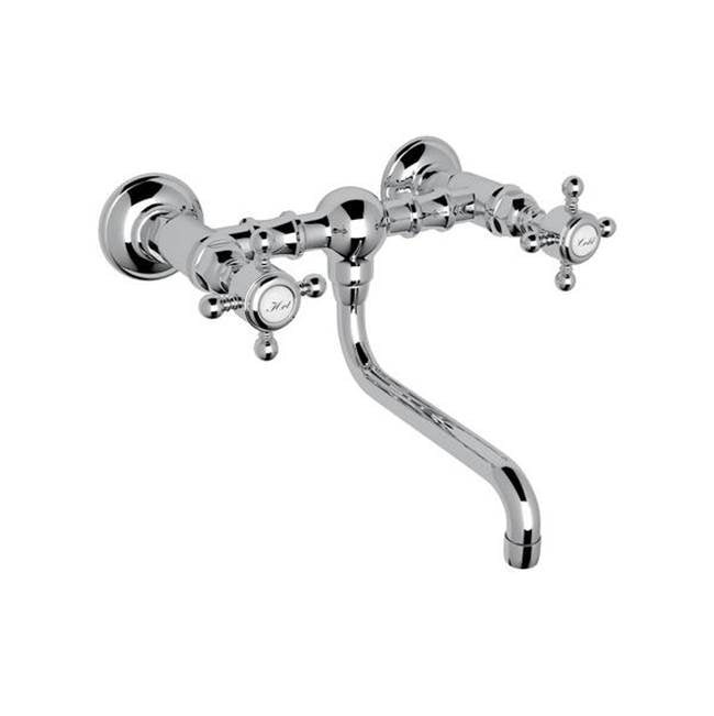 Rohl A1405/44XM-2 Acqui Wall Mount Bridge Lavatory Faucet - Parent