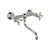 Rohl A1405/44XM-2 Acqui Wall Mount Bridge Lavatory Faucet