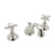 Rohl A1408XM-2 Acqui Widespread Lavatory Faucet With Low Spout