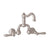 Rohl A1418LM-2 Acqui Wall Mount Bridge Lavatory Faucet With Column Spout