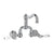 Rohl A1418LP-2 Acqui Wall Mount Bridge Lavatory Faucet With Column Spout - Parent